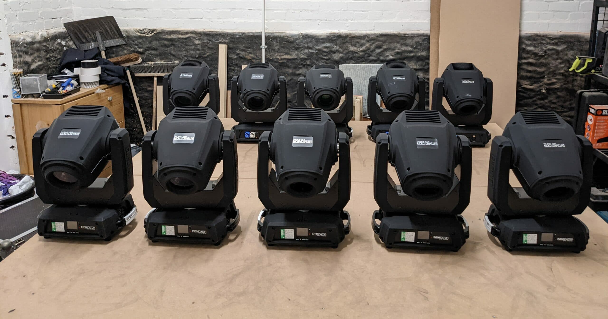 Service Report – 20 Moving Heads