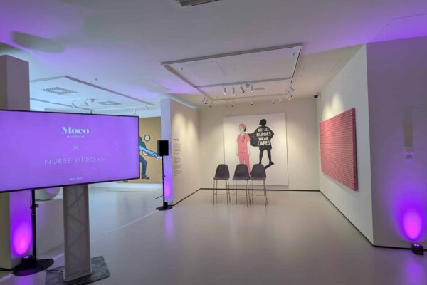Moco Museum London - TV, Uplighters and Pa System
