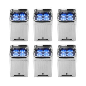 Chauvet Professional WELL Fit Wireless Uplighters (6)