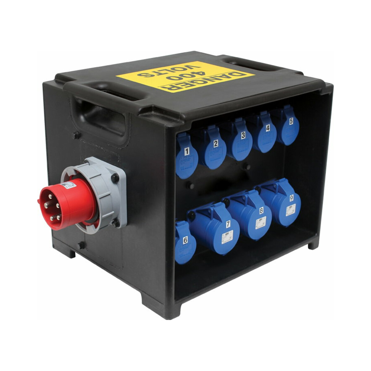 eLumen8 MERZ Distribution Box 63A 3PH RCBO (A80) catalogue image eLumen8 MERZ Distribution Box 63A 3PH RCBO (A80)